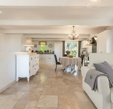 Séjour de l'appartement Le Mûrier, Mas des Bouteillans