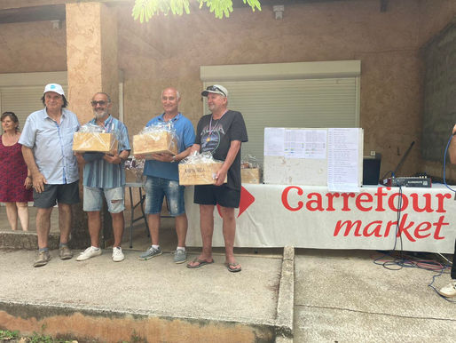 12 juin 2023 - La journée champêtre avec le concours de boules a connu un beau succès (31 équipes), félicitations à tous les participants et bravo aux finalistes et vainqueurs.