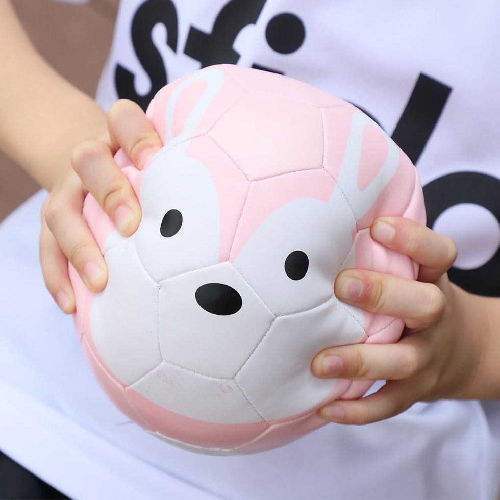 Thumbnail: Football Zoo Baby Cushion Ball - RABBIT