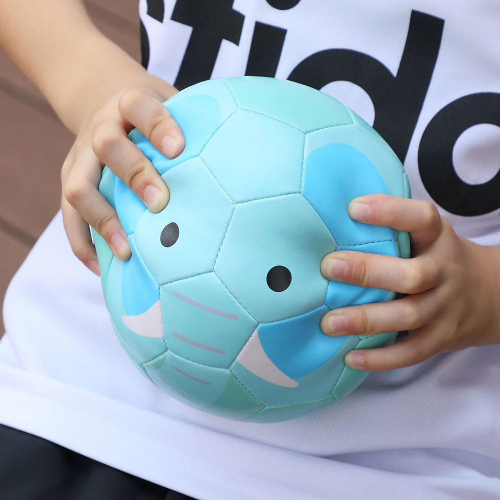 Thumbnail: Football Zoo Baby Cushion Ball - ELEPHANT