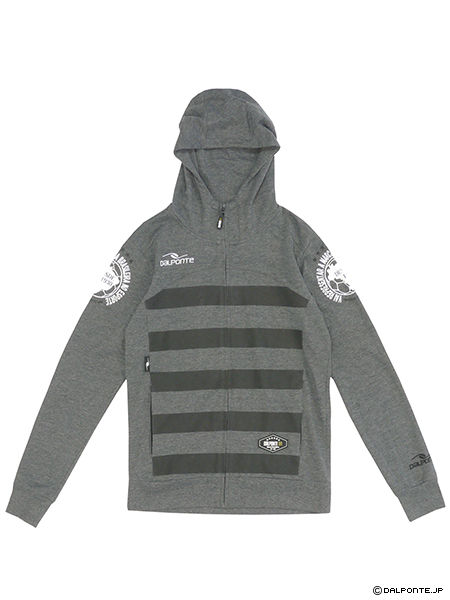 Thumbnail: Stripe Zip Hoodie Sweat (DPZ-0197)