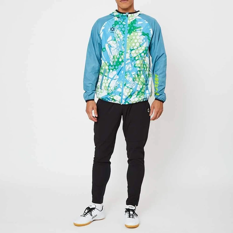 Thumbnail: Presser Woven Hoodie Full Zip Parka (SA-21801)