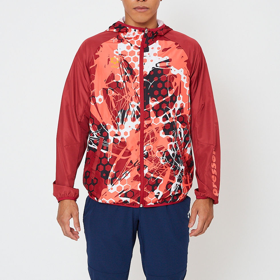 Thumbnail: Presser Woven Hoodie Full Zip Parka (SA-21801)