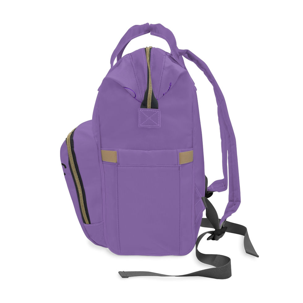 Thumbnail: Lilac Crafting Backpack Funny Crafting Quote, Multifunctional Baby Bag