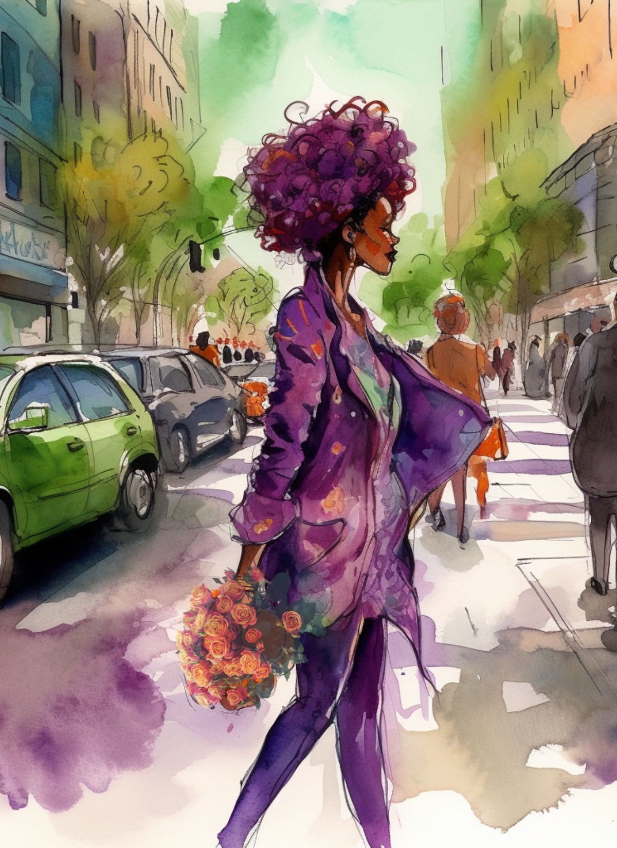 Purple - Curl Love Collection