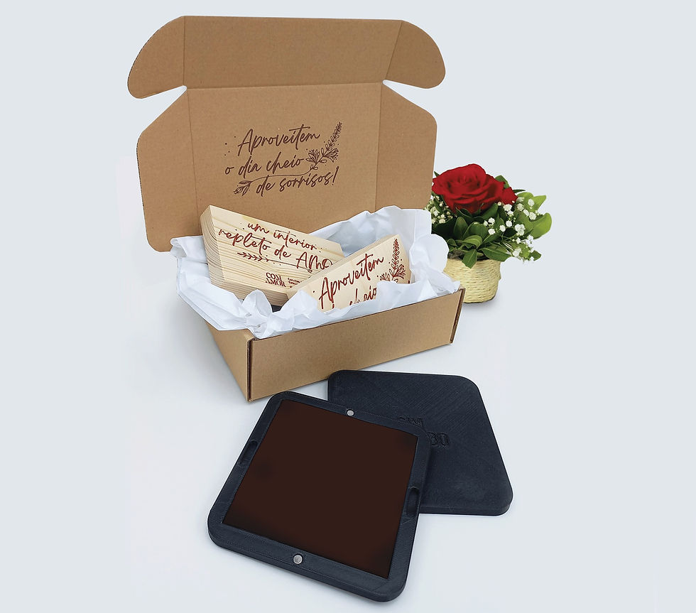 Miniatura: Carimbo grande a personalizar caixas de cartão para embalagens de negócios