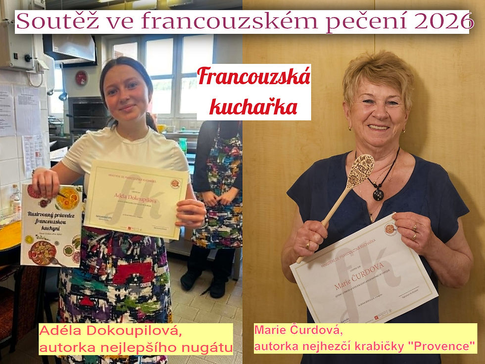 Vítězky soutěže ve francouzském pečení 2026