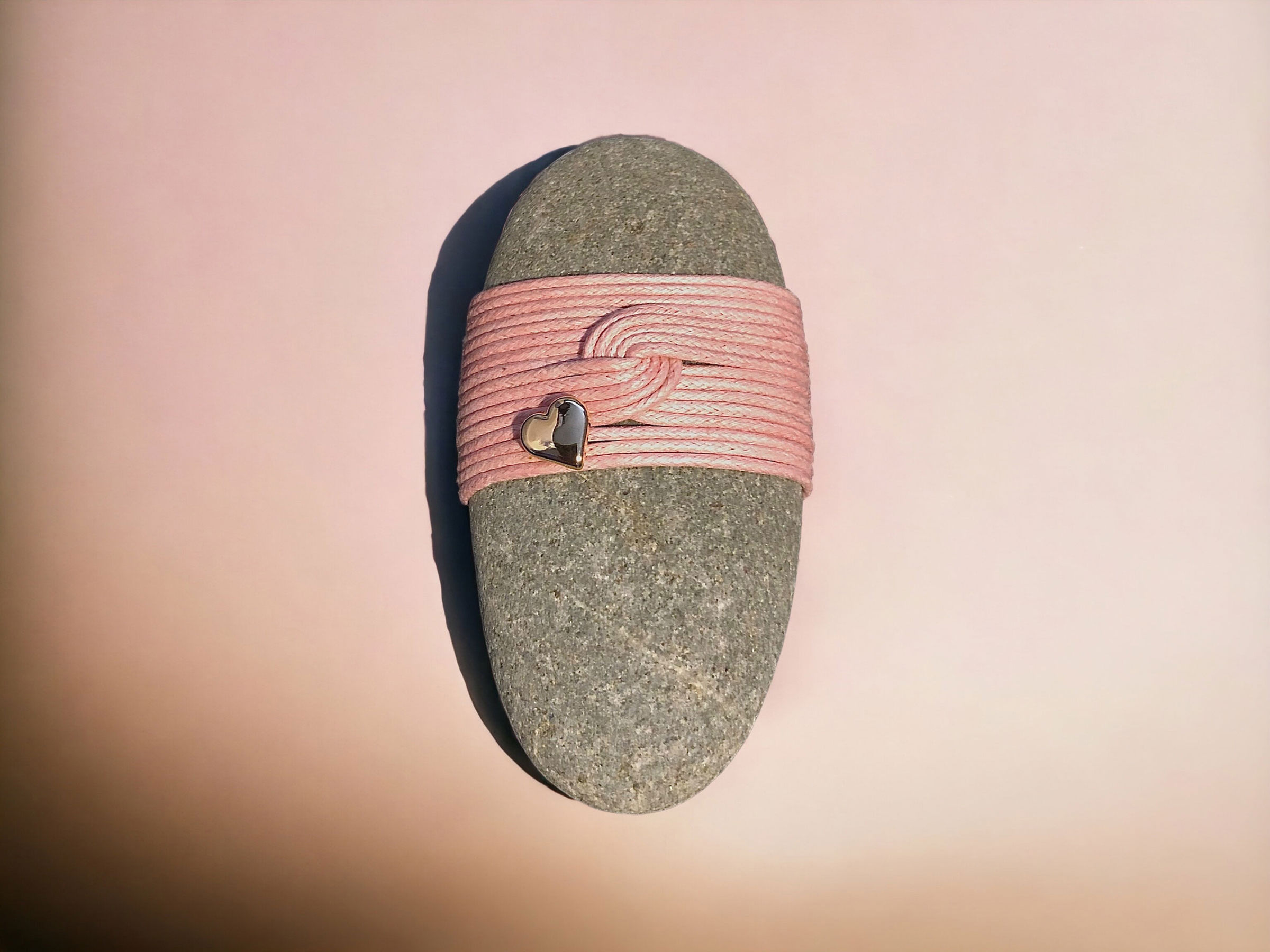 Hand-wrapped Zen Meditation Stone, Serenity Stone, Centering Stone, Unique Paper