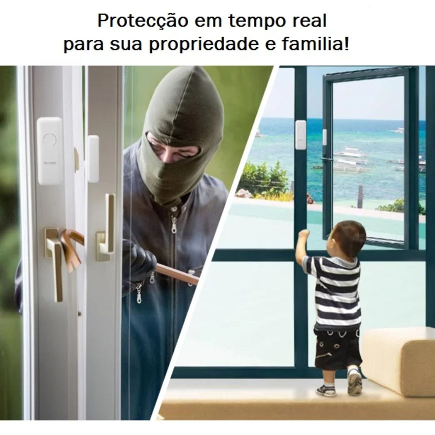 Miniatura: Sensor Porta/Janela p/ Sist. inteligente de segurança residêncial PST-GW103