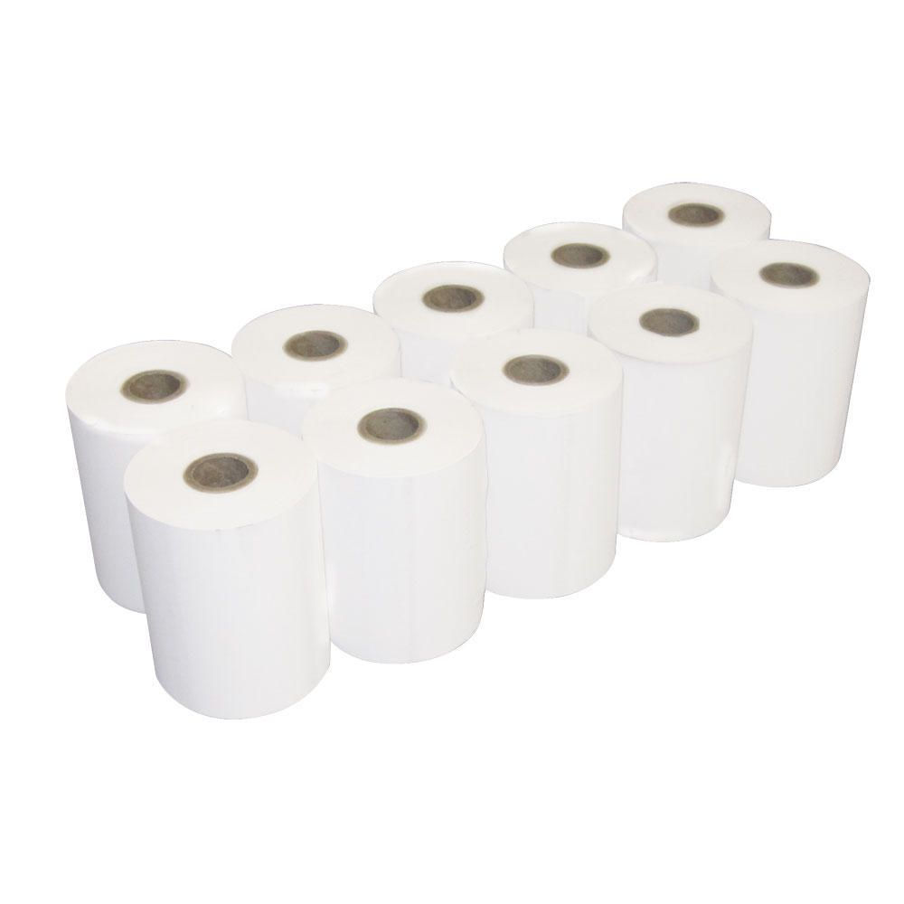 Rolos de papel térmico 57x40x11 para multicaixa, Pack 10 Un.