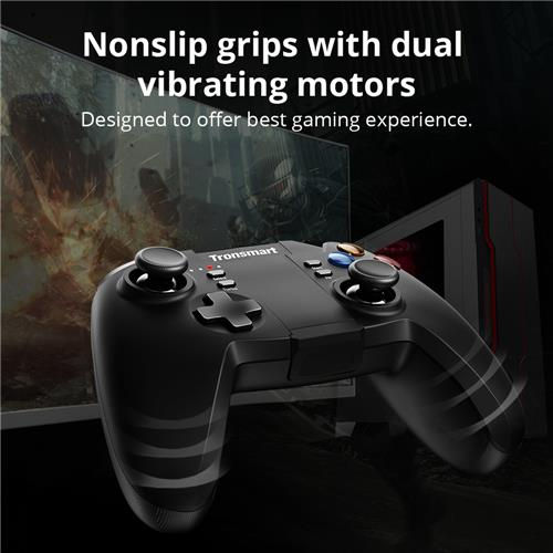 Miniatura: Controlador de jogos Tronsmart Mars G02 s/fio, p/ BOX TV Android/PS3/Tablet PC