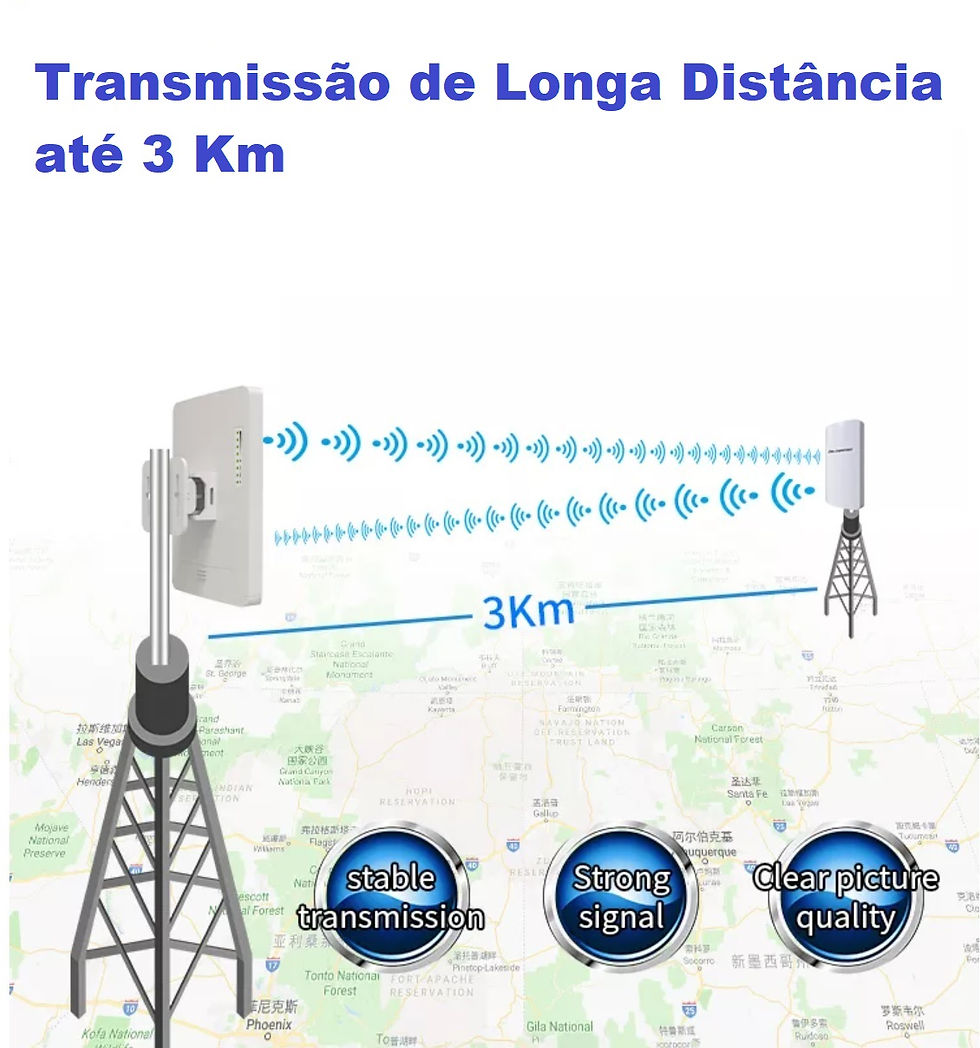 Miniatura: Antena CPE Router AP Wifi 300Mbps 5.8ghz  para câmaras IP CF-E120A V3