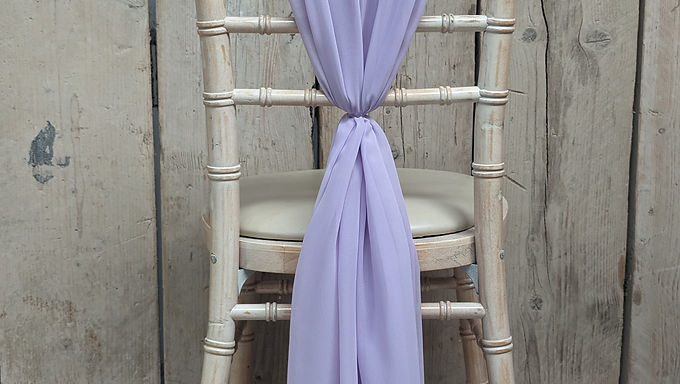 Chair Drape Purple05 Lavender