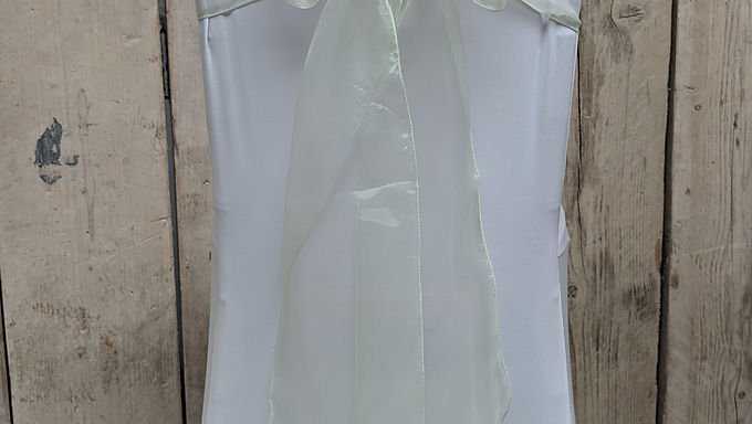 Chair Sash Bow Green05