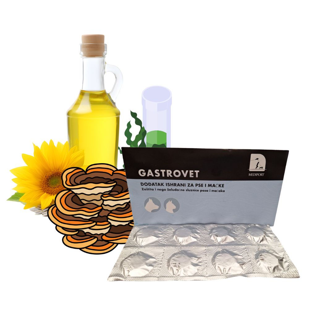 GASTROVET tablete za gastritis kod pasa i mačaka