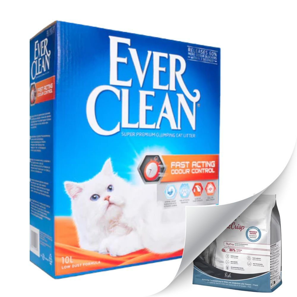 EVER CLEAN Fast Acting Akcija - grudvajući posip za mačke - brzodelujući neutralizator