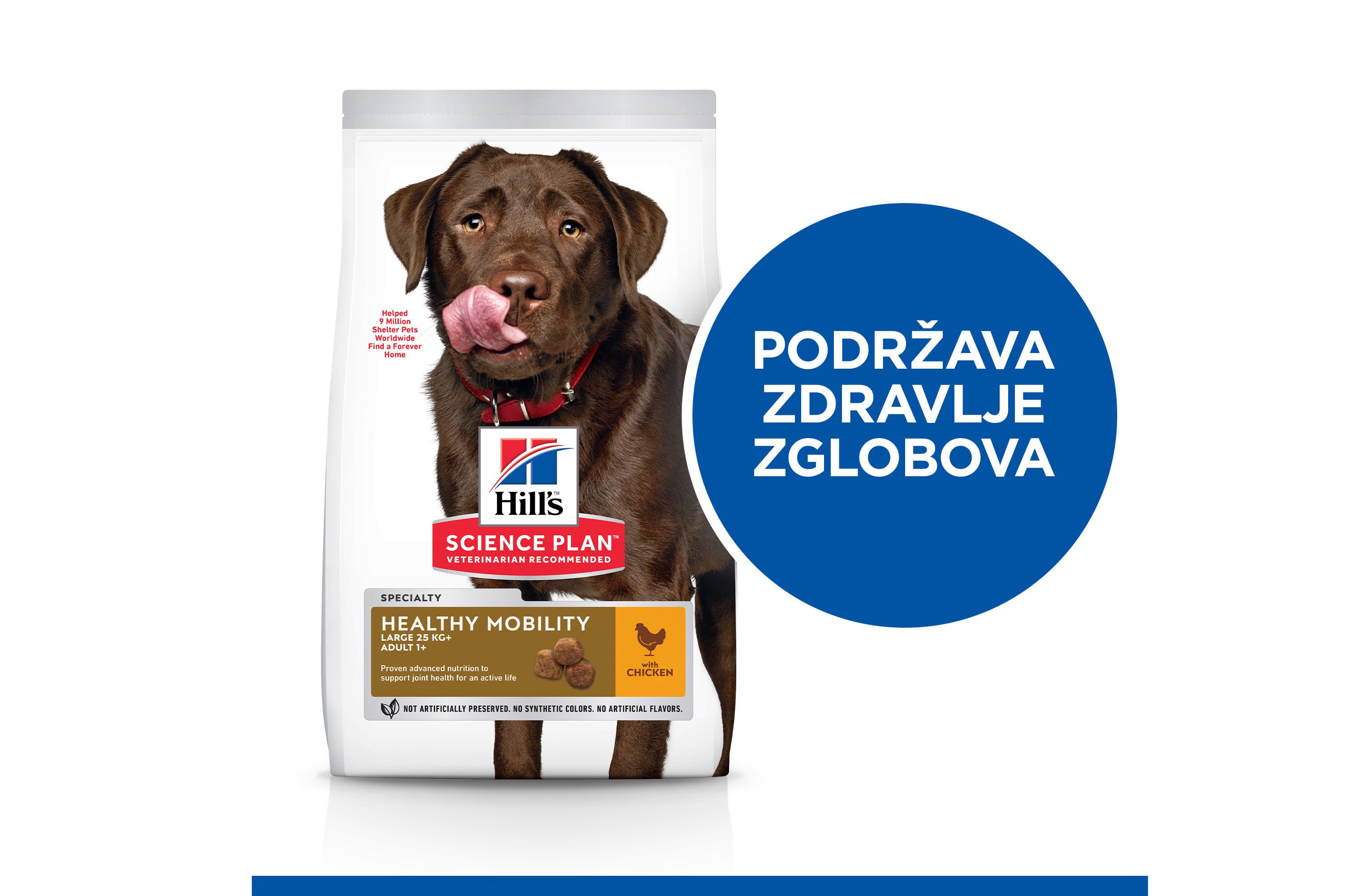 Hill's Healthy Mobility large breed ja kompletna hrana za pse velikog rasta 14kg