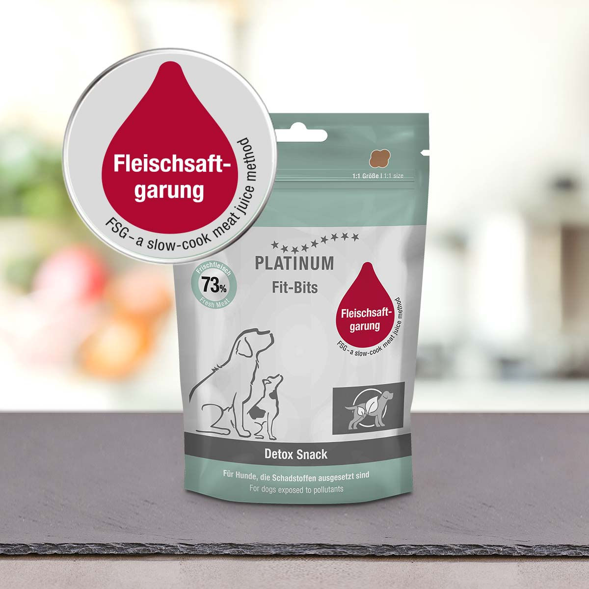 Poslastice za pse Platinum Fit-Bits DETOX - za čišćenje organizma