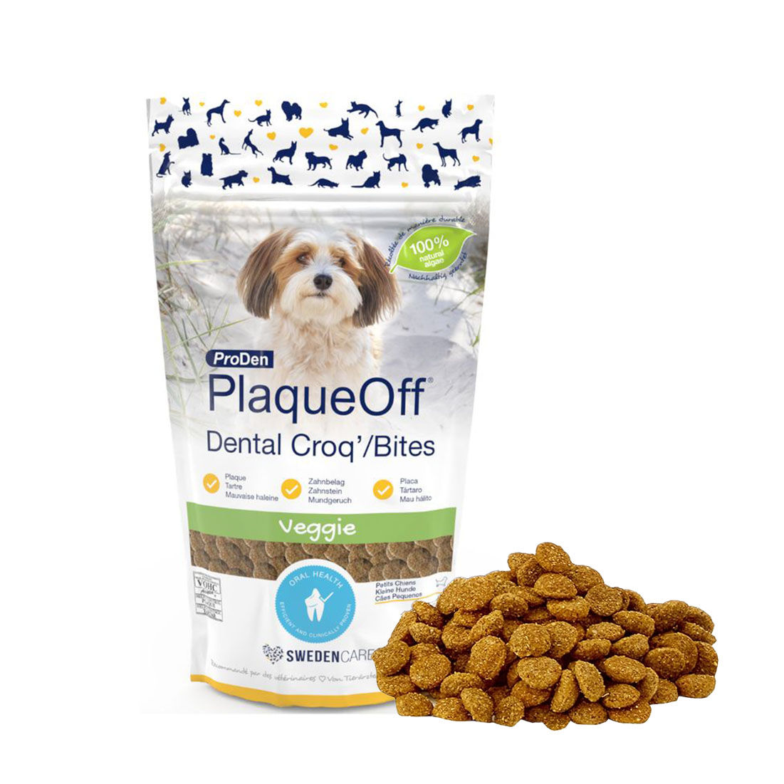 PlaqueOff Dental Bites zalogajčići za male pse i mačke