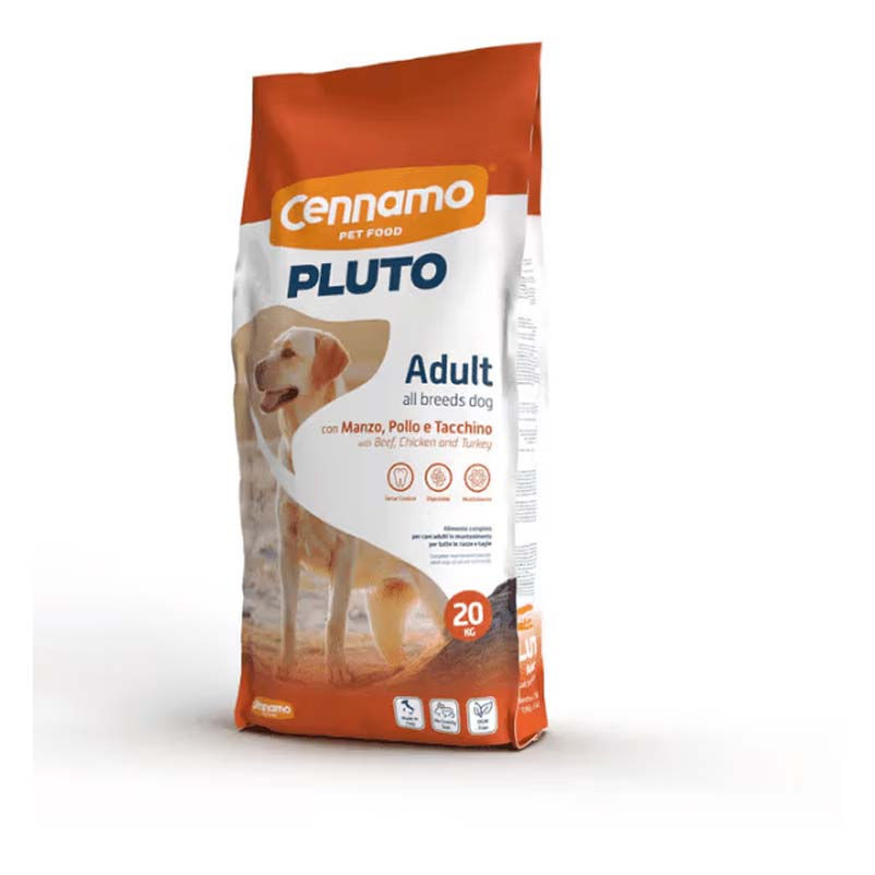 CENNAMO PLUTO DOG ADULT BEEF - hrana za pse - govedina,piletina, ćuretina 20 kg