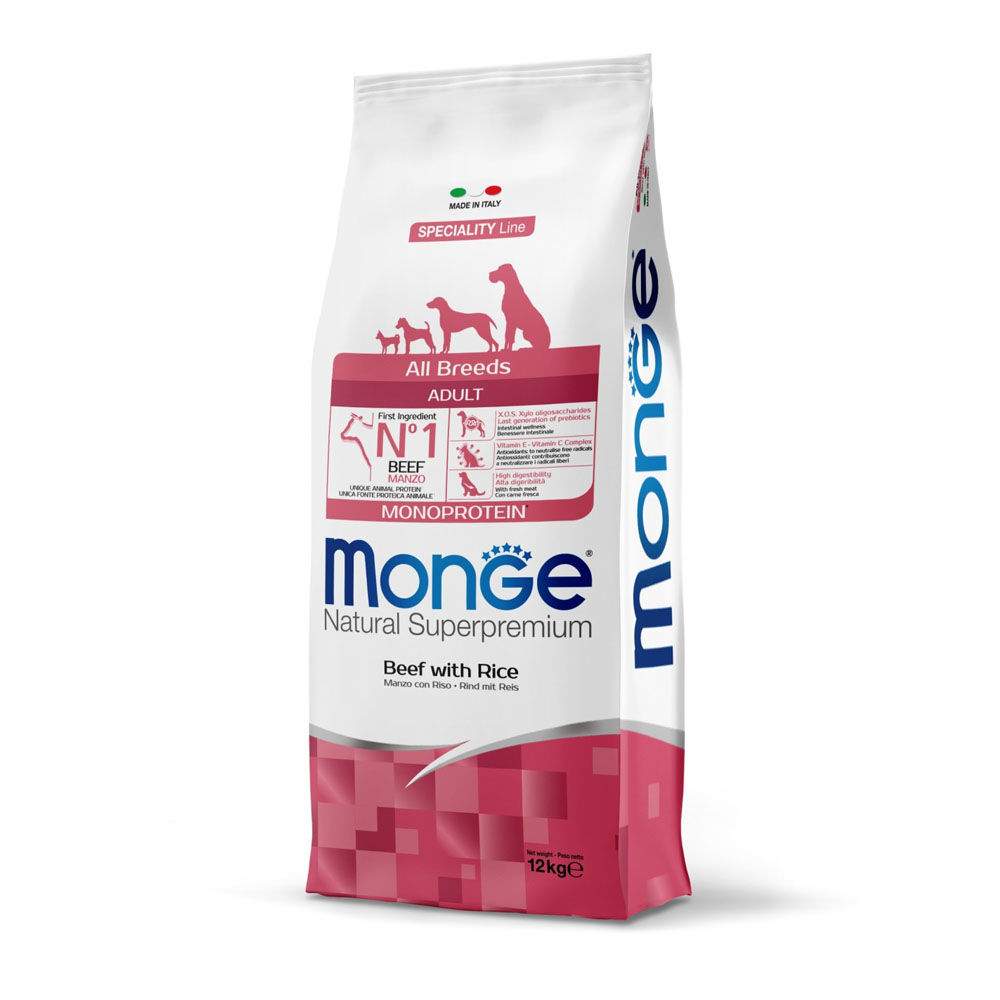 Monge spec all breeds adult govedina pirinač