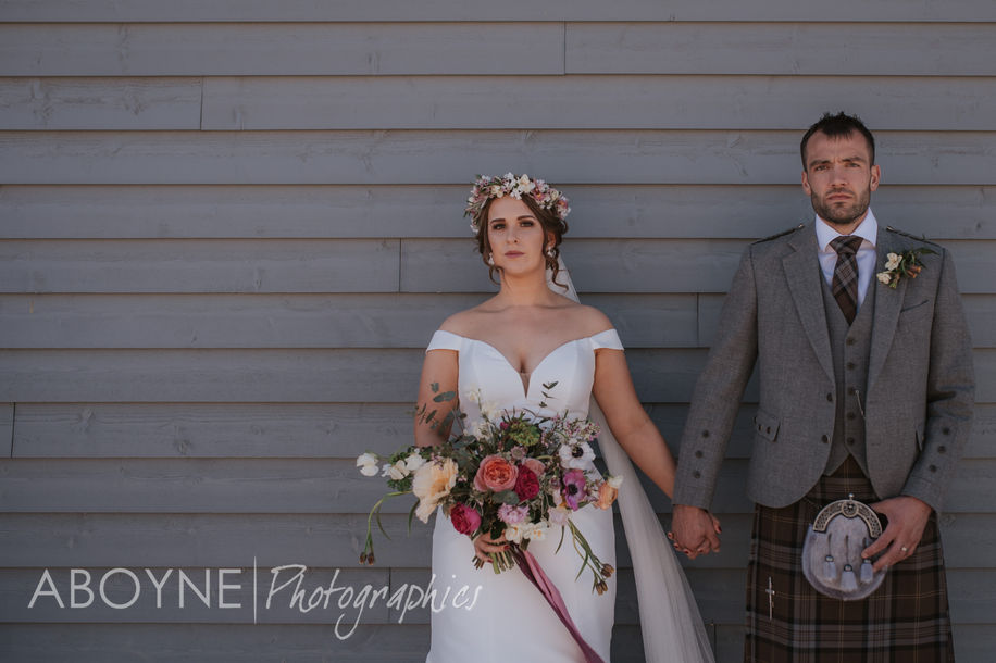 Barn at Barra Castle - "Flower power"