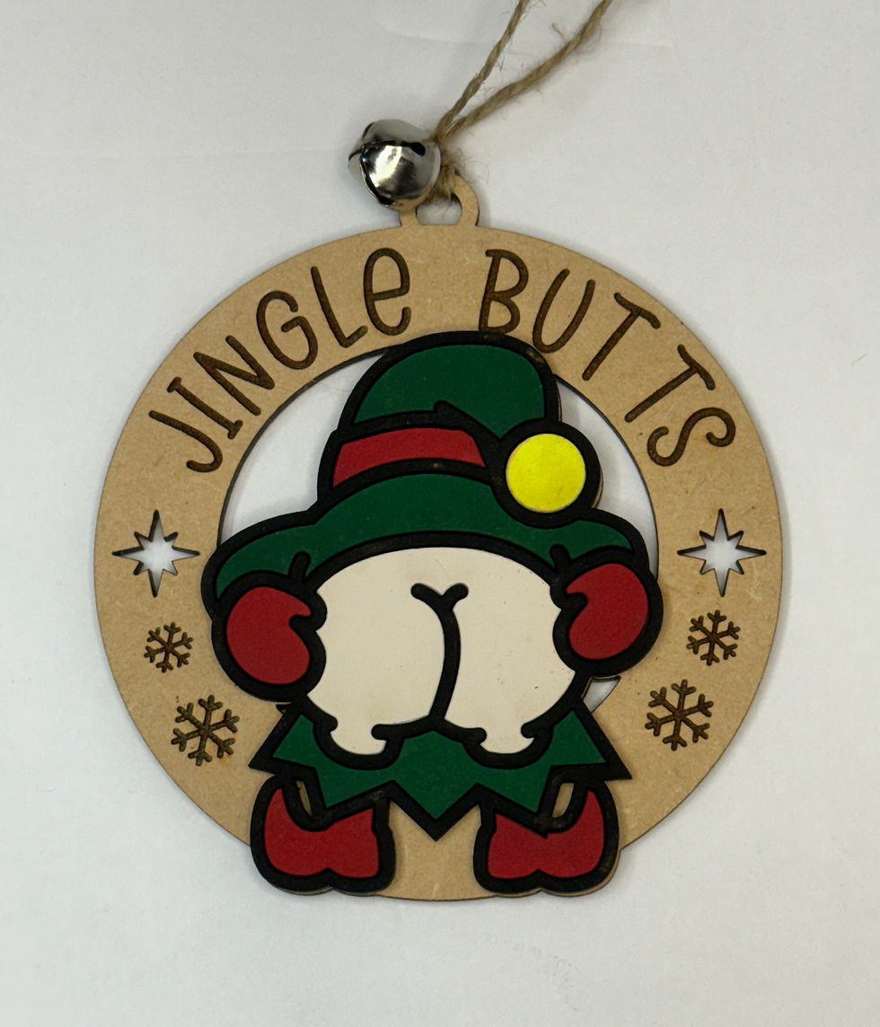 Thumbnail: "Jingle Butt" Ornaments