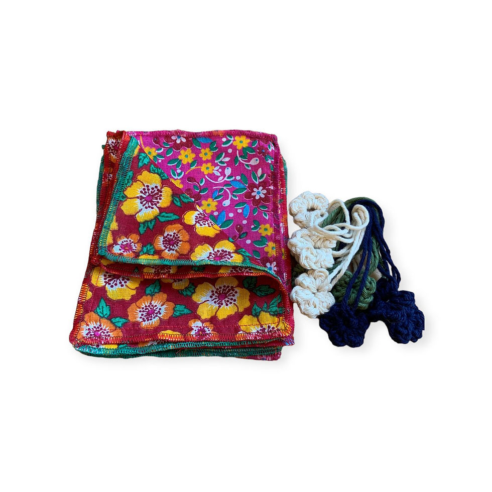 Miniatura: Kit Sacos de Chita para Presente Upcycling