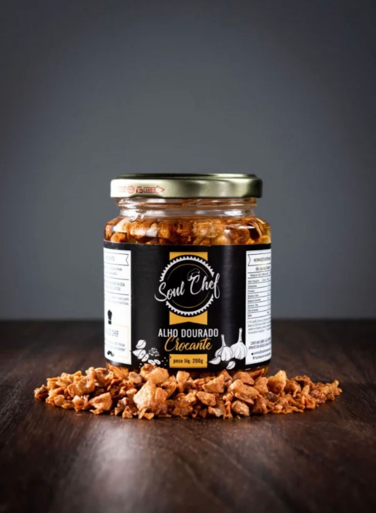 Miniatura: Combo Alho Frito Dourado 200g (4 unidades) - Soul Chef