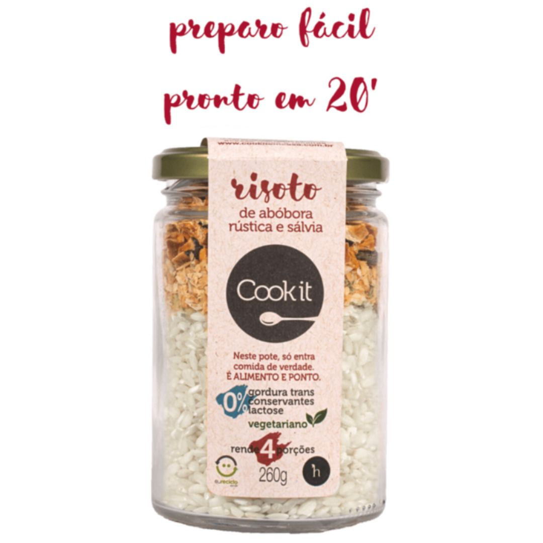 Risoto de Abóbora Rústica e Sálvia - Cook It