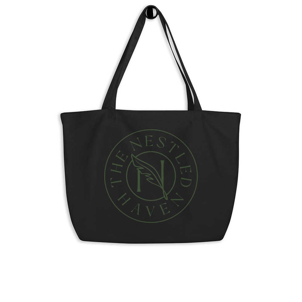Thumbnail: Nestled Haven Logo Tote