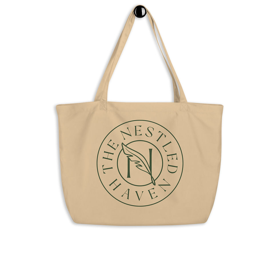 Thumbnail: Nestled Haven Logo Tote