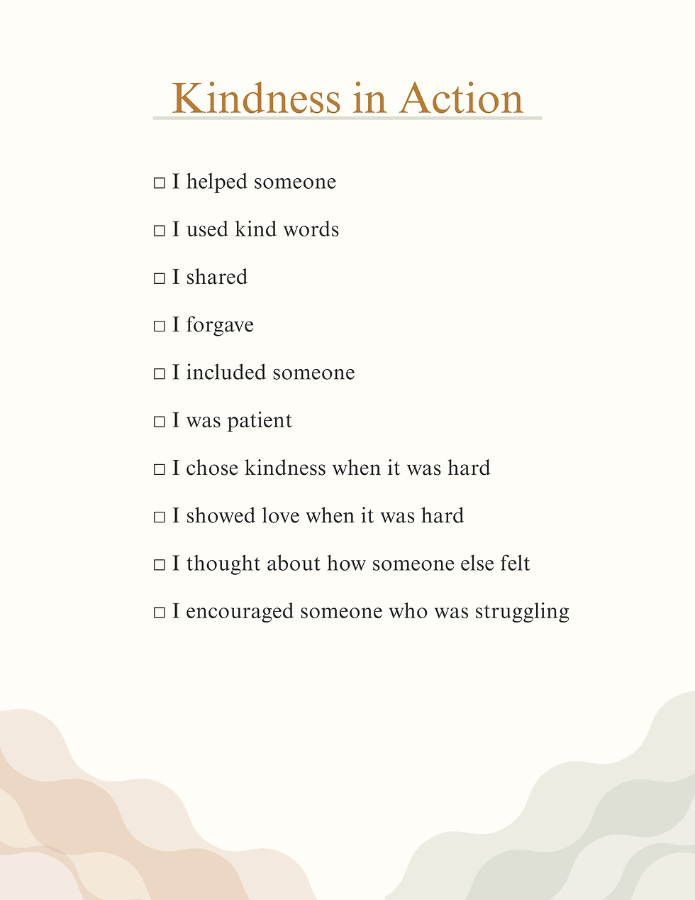 Thumbnail: Character & Kindness Activity Pack