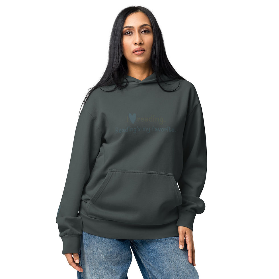 Thumbnail: I Love Reading Urban Hoodie