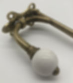 Thumbnail: A Victorian gilt coat hook