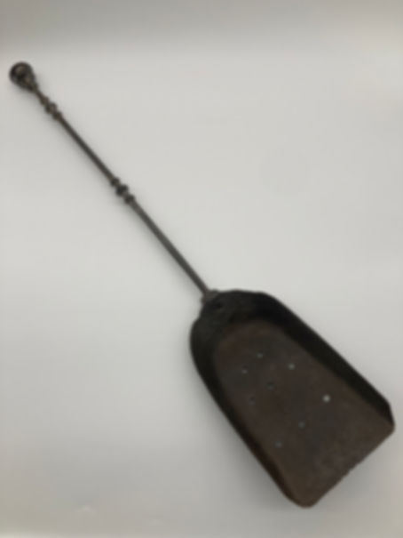 An early 19th Century large steel shovel