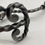 Thumbnail: A large pair of wrought iron coat hooks