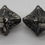 Thumbnail: A pair of Edwardian silver plated cupboard handles