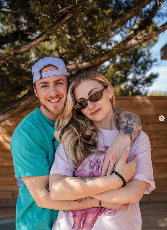 Jordyn Pollack with partner Ziggy Starlust | She Comes With Baggage Media