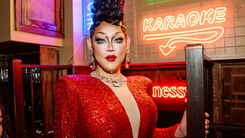 Jasmine Rice LaBeija in full glam drag and operatic costume, proving opera still captivates modern audiences despite Timothée Chalamet’s recent comments.