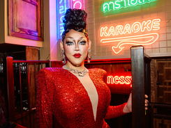 Jasmine Rice LaBeija in full glam drag and operatic costume, proving opera still captivates modern audiences despite Timothée Chalamet’s recent comments.