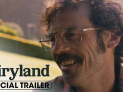 “Poster for Fairyland (2025), a coming-of-age LGBTQ+ film set in 1970s-80s San Francisco, featuring Emilia Jones as Alysia and Nessa Dougherty as young Alysia, exploring identity, queer family bonds, and the AIDS crisis.”