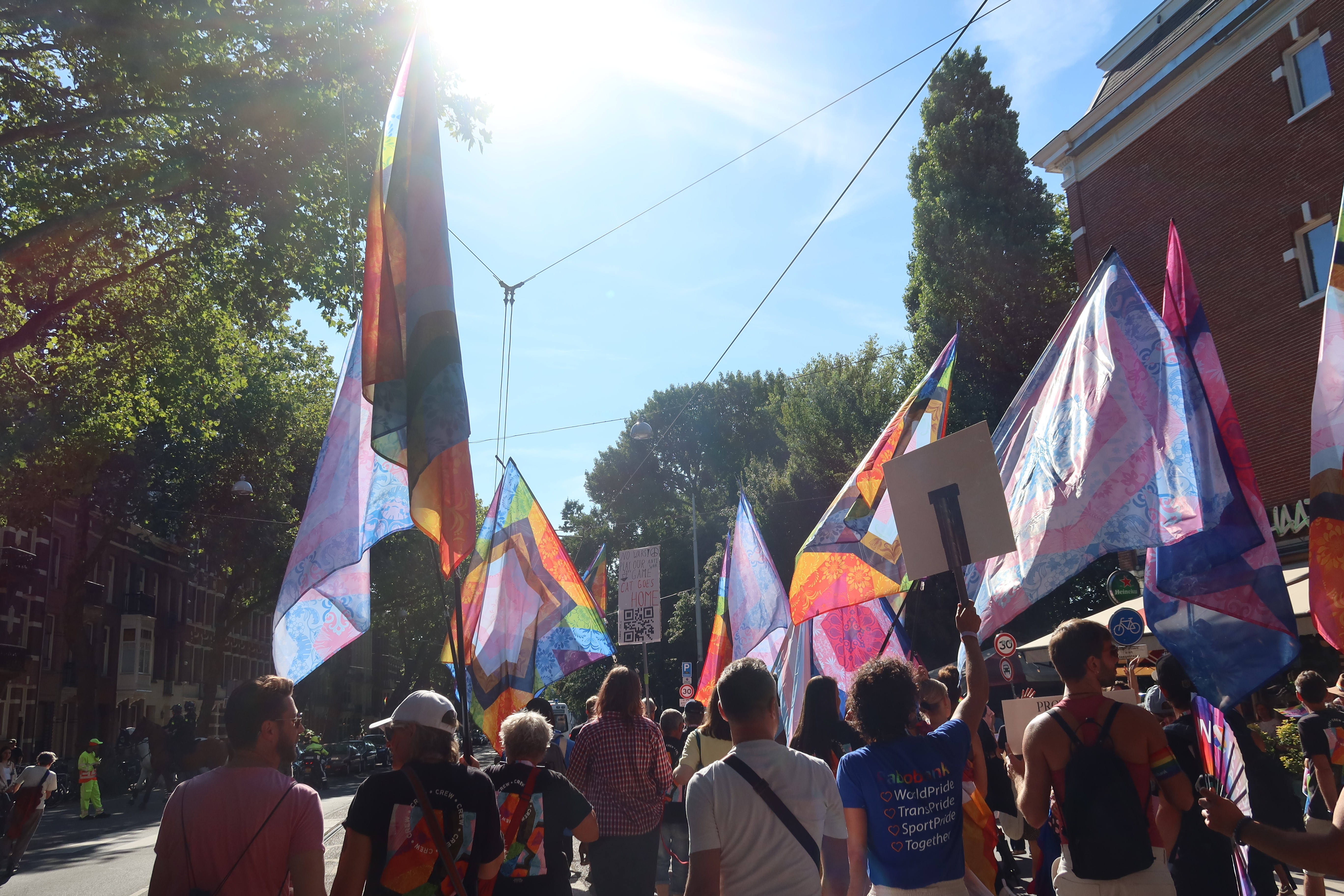 Discover how KLM celebrated WorldPride Amsterdam 2026 through its Pride House, Canal Parade boat, Pride flights and LGBTQI+ inclusion initiatives | She Comes With Baggage Media