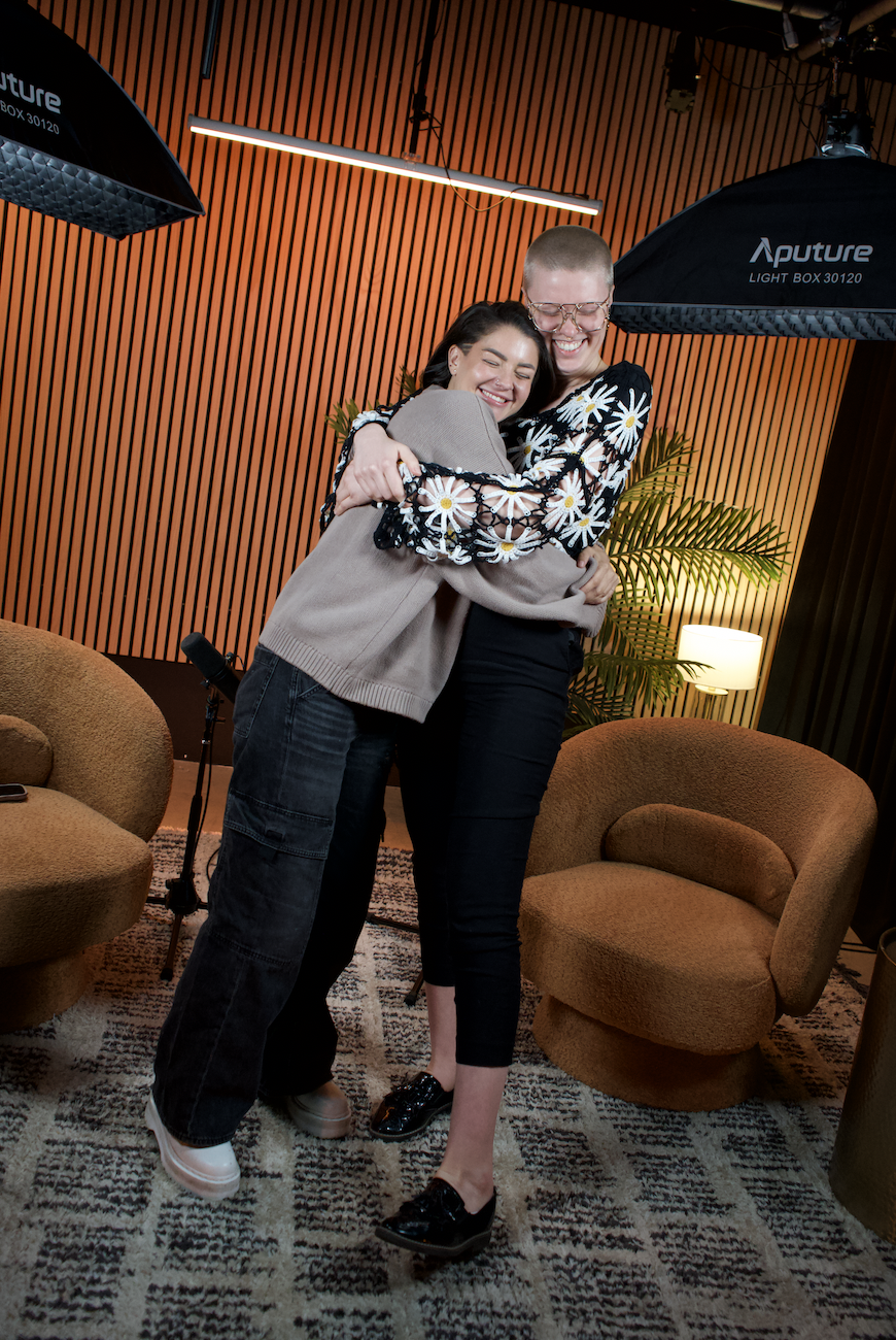 Close-up of Maartje Hensen, representing radical self-love and embracing identity on She Comes With Baggage Podcast