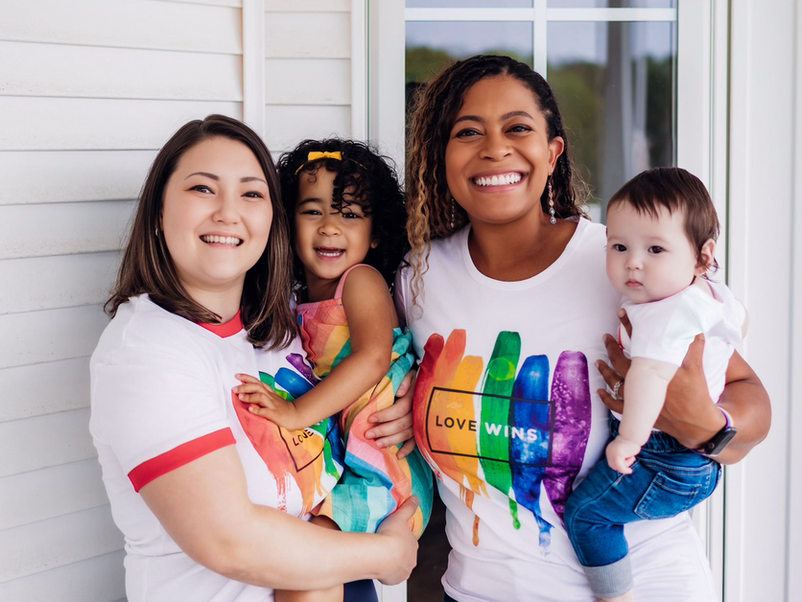 Melissa Lee shares her life as part of a queer family, creating visibility, representation, and connection for LGBTQ+ families online | She Comes With Baggage Media