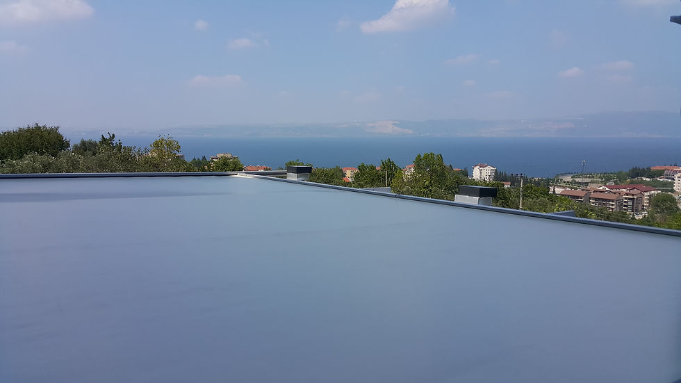 Kış Bahçesi Yatay Fermuarlı Perde
