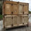 Thumbnail: Vintage Primitive Bakery/Butcher's Shop Cabinet on Wheels