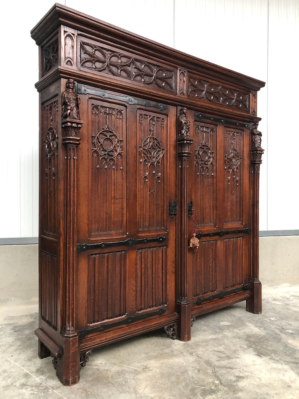 Beautiful Gothic Cabinet/Bookcase/Armoire