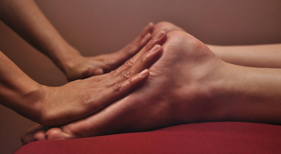 Shiatsu en la planta de los pies