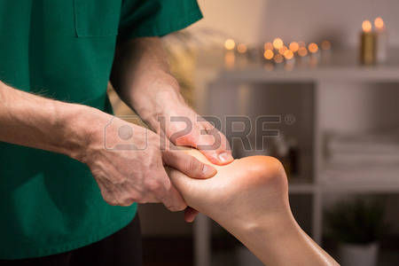 Masaje en los pies